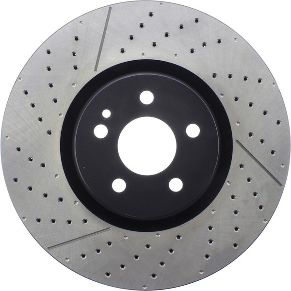 Centric Parts Premium Oe Drilled/Slotted Brake Rotor, 127.35158 127.35158